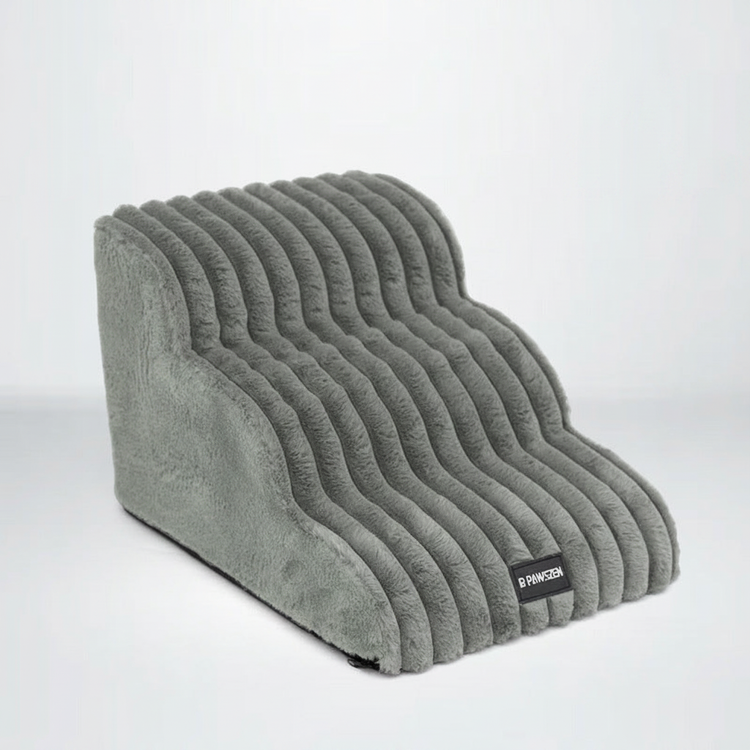 Gray Pet Stairs 3 Steps