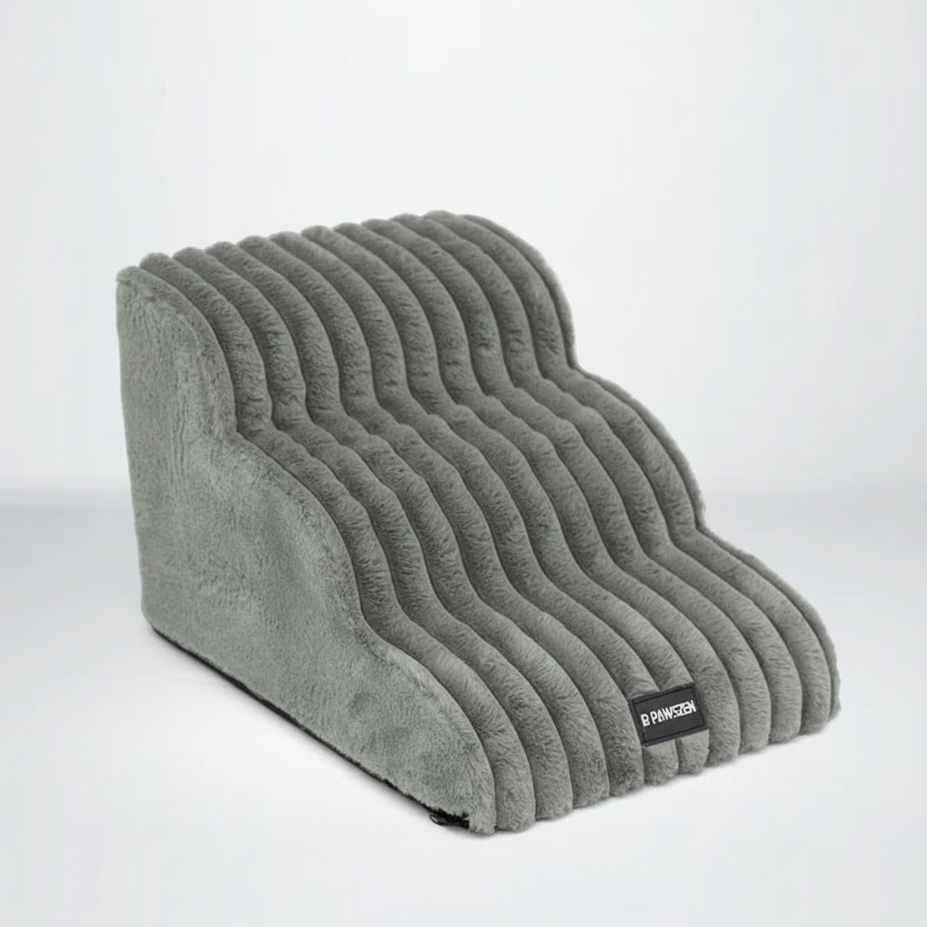 Gray Pet Stairs 3 Steps